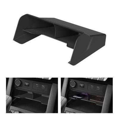 For Mitsubishi L200/Triton 2024 2025 Center Console Storage Box Car Tray Organizers Accessories Tidying Black