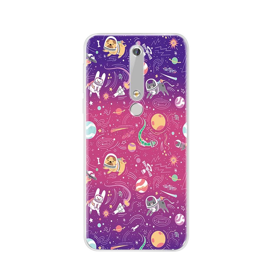 For Nokia 6.1 Nokia6.1 Phone Case Soft TPU Silicone Case For Nokia 6.1 2018 / For Nokia 6 2018 TA-1068 TA-1043 Case Back Cover
