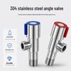 Stainless Steel 304 Angle Valve for Toilet and Water Heater - Heavy Duty Triangle Water Valve Switch.