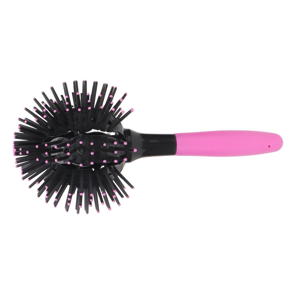 360 Degree Round Ball Hair Comb High Temperature Resistance 3D Curly Hair Comb for Wet and Dry Hair