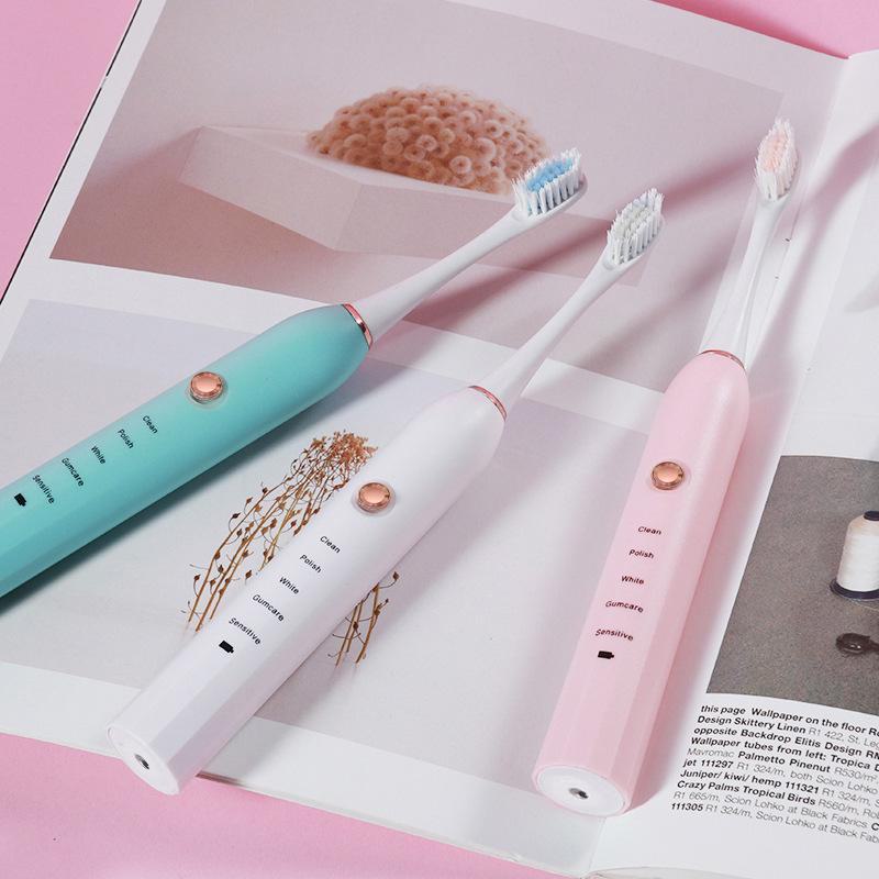 Über USB wiederaufladbare elektrische Schallzahnbürste – das perfekte Geschenk für Schulabschlüsse, Paare und Hochzeiten