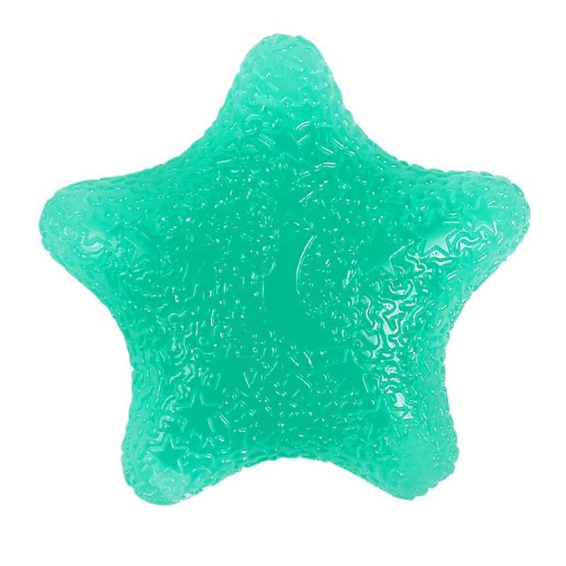 Rehabilitative Hand Grip Device Star Shape Hand Trainer SEBS Texture for Carpal Tunnel Syndrome and Post Injury Recovery