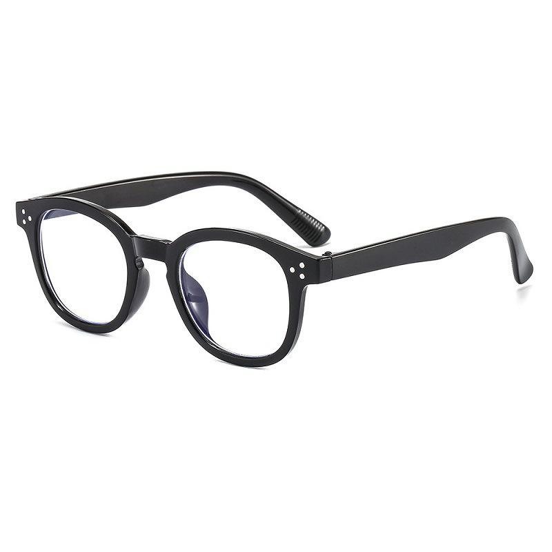 Fashion Oval Glasses Clear Lens Classic Eyeglasses Women Men Anti Blue Light Round Computer Eyewear Transparent Lens