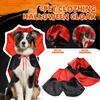 Personalisierter Halloween-Umhang für Haustiere mit gesticktem Namen auf der Vorder- oder Rückseite