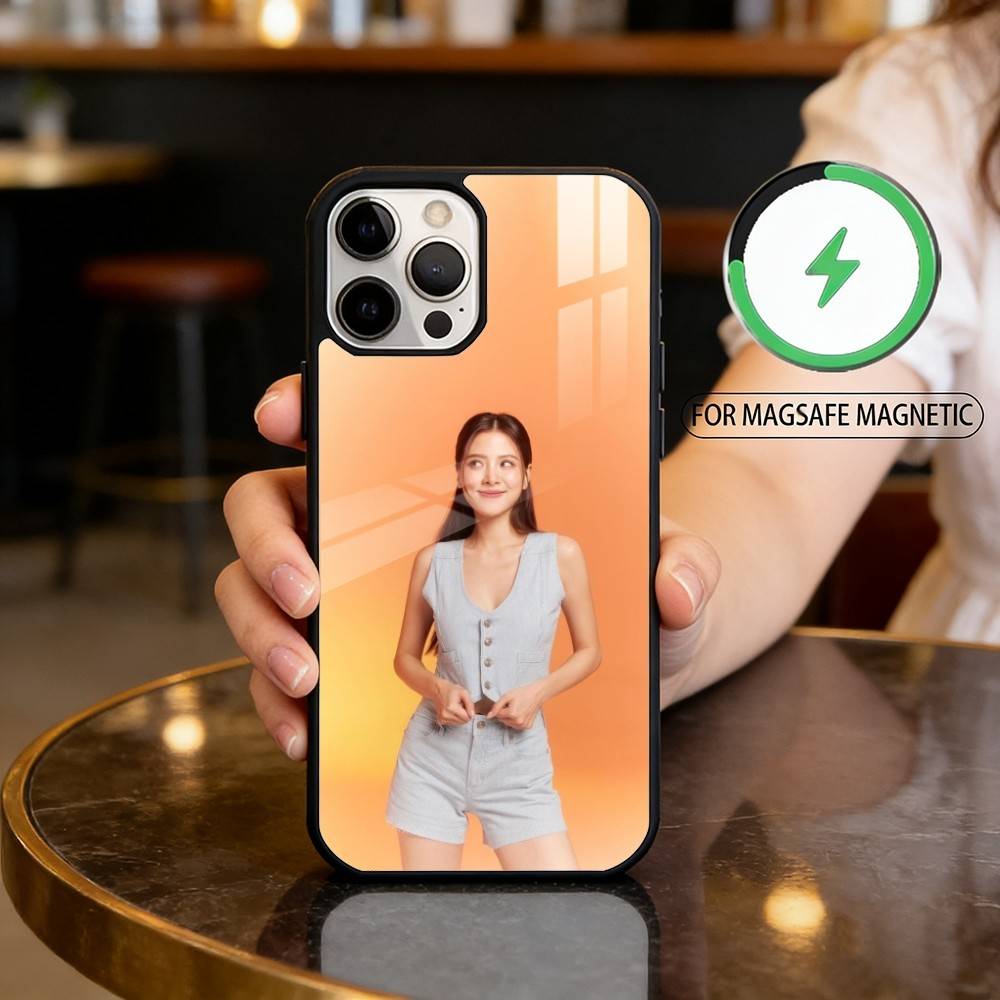 Schauspielerin B-Baifern P-Pimchanok Handyhülle Für iPhone17,16,15,14,13,12,11 Plus,Pro Max Magnetisch Für Magsafe Kabelloses Laden