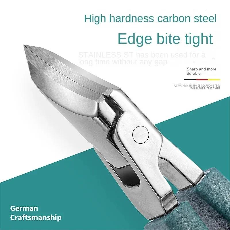 25° Schrägkanten-Nagelknipser-Set Anti-Spritz-Adler-Schnabel Schräge Zehennagel-Trimmer für eingewachsene Zehennägel Professionelle Maniküre-Werkzeuge