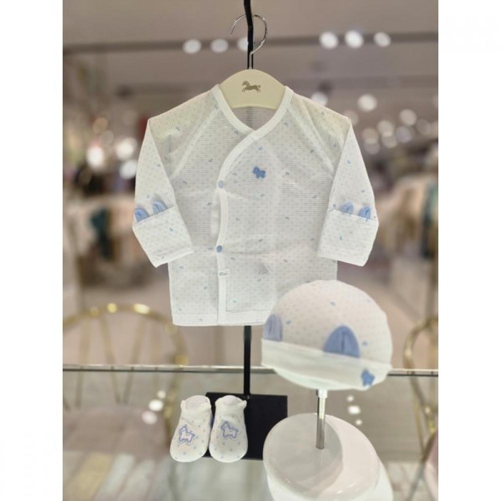 ETTOI Dot Blanket X Newborn X Sock Set  07t317002s3 