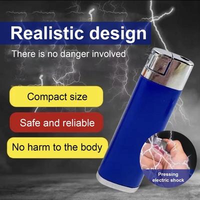 1/4Pcs Electric Shock Igniter Prank Toy Safe Electric Shock Spoof Gadget for Fun Pranks Surprise Friends Not Flame-Risk Electric Shock Prank Tool
