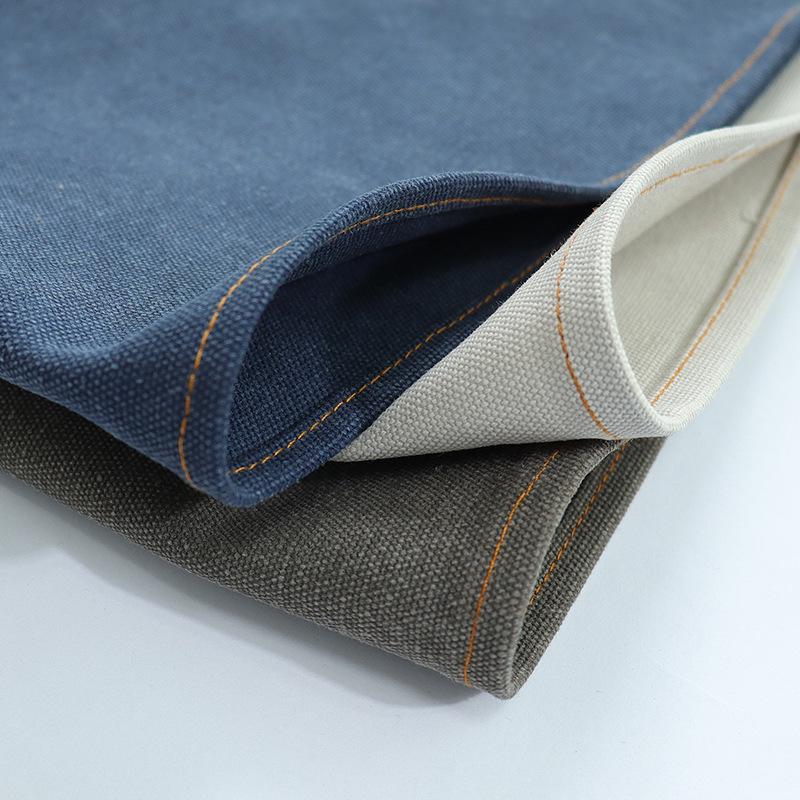 Multifunctional Color Block Canvas Apron for Barber, Barista & Baker - Custom Waist Apron