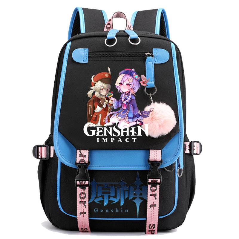 3-teiliges Schulrucksack-Set für Schüler Große Kapazität Oxford-Stoff Schultasche mit Schultergurt und Federmäppchen