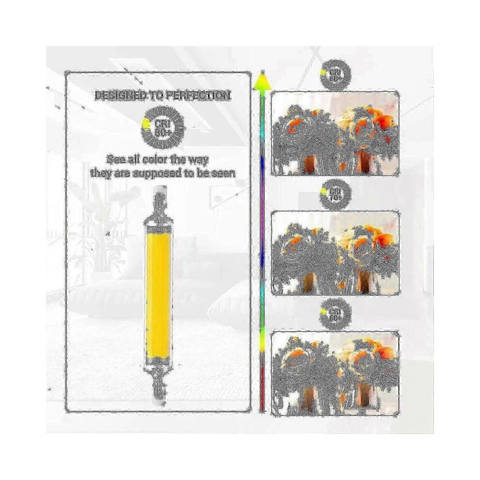 R7s 118mm 40W LED-Birne Kaltweiß 6000K, 3000lm, Dimmbar, 360 Grad Linear 40W Äquivalent