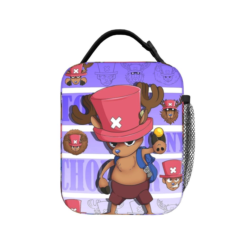 Tony Tony Chopper Insulated Lunch Bags Large One Piece Meal Container Cooler Bag Tote Lunch Box Office Picnic Food Storage Bags