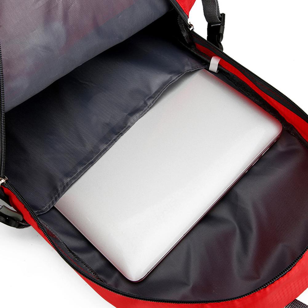 Polyester Climbing Rucksack Breathable Fishing Bag Large Capacity Wear-resistant Layered Storage Lightweight for Office Travel