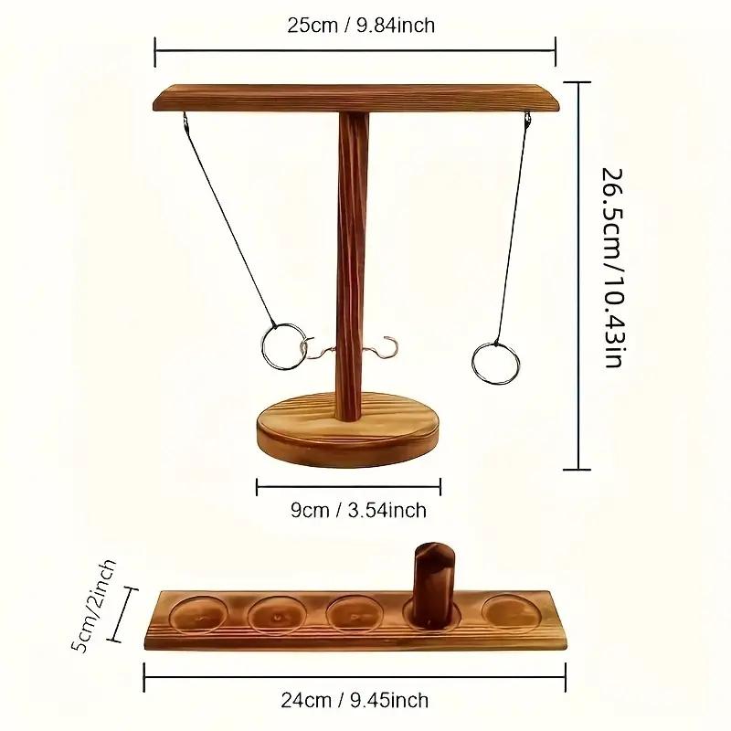 Ring Toss Game Adult Family Party Toy Fast-paced Bar Drinking Interactive Double Battle Throwing Home Board Game