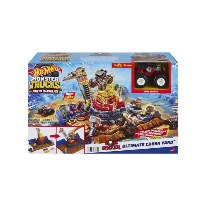 Coffret Arène de Démolition - Hot Wheels - Bone Kootorway - Multicolore - 4 ans - Intérieur