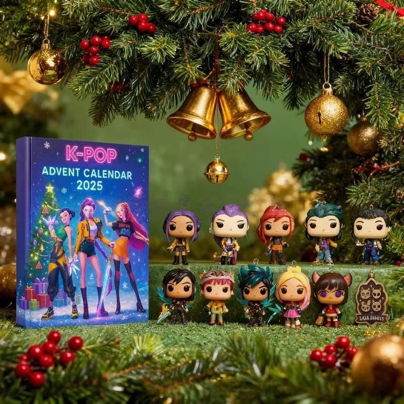 Neu auf Lager Weihnachten Kpop Dämonenjagd 24 Stück Adventskalender Überraschung Blind Boxes Für Halloween Mystery Box Geschenke Spielzeug spielzeug@