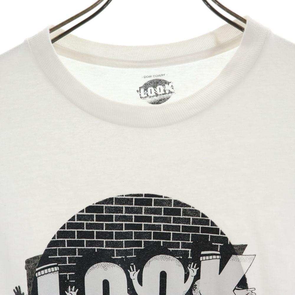 LQQK STUDIO THE DOM COREY Print Short sleeve T-shirt M white Men's Used