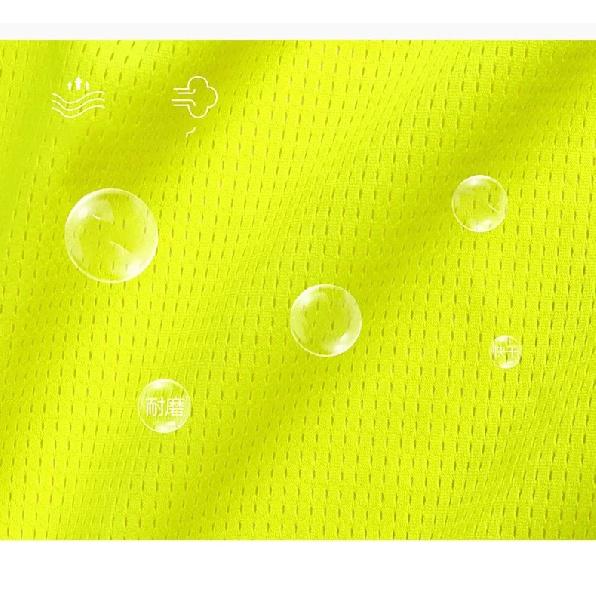 High Visibility Mesh Safety Reflective Vest with Pockets and Zipper Meets ANSI/ISEA Standards