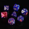 New Star Sky Style Illusion Color 4/6/8/10/12/20 Polyhedral Dice for DND TRPG Party Entertainment Dice Set Board Game Supplies