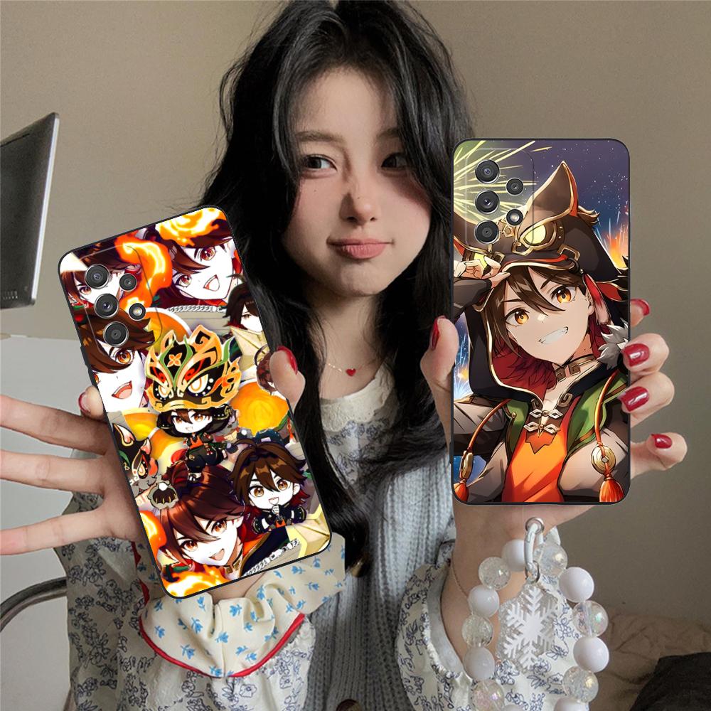 Game GI Gaming Mobile Phone Case for Samsung Galaxy A56 55 54 53 52 51 36 35 34 23 16 15 5G Colorful Cover Pretty Cover Luxury