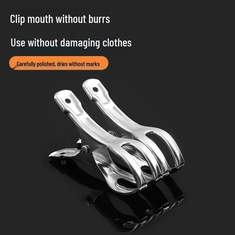 

Эксклюзив для новичков: Ветрозащитная сушилка для одежды из нержавеющей стали с зажимами для носков