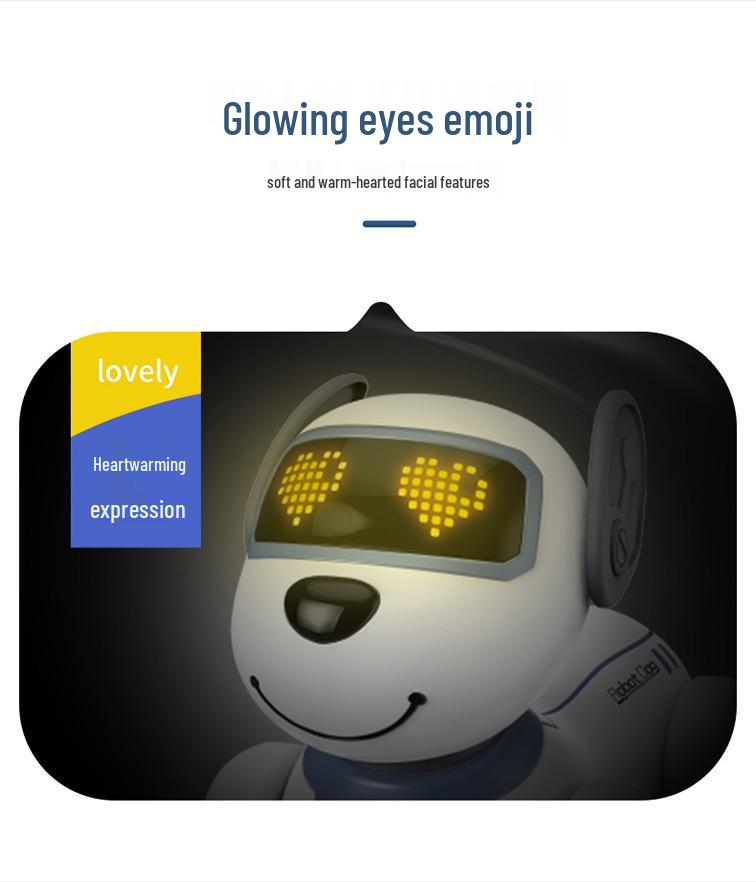 Smart Voice-Controlled Robot Dog: Touch Sensor, Dance, Music, Educational & Programmable Remote Control Toy