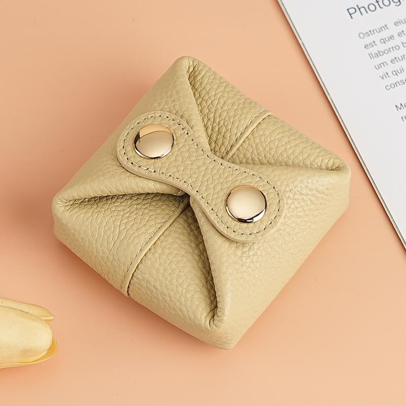 Stylish Mini Cowhide Coin & Lipstick Purse for Women