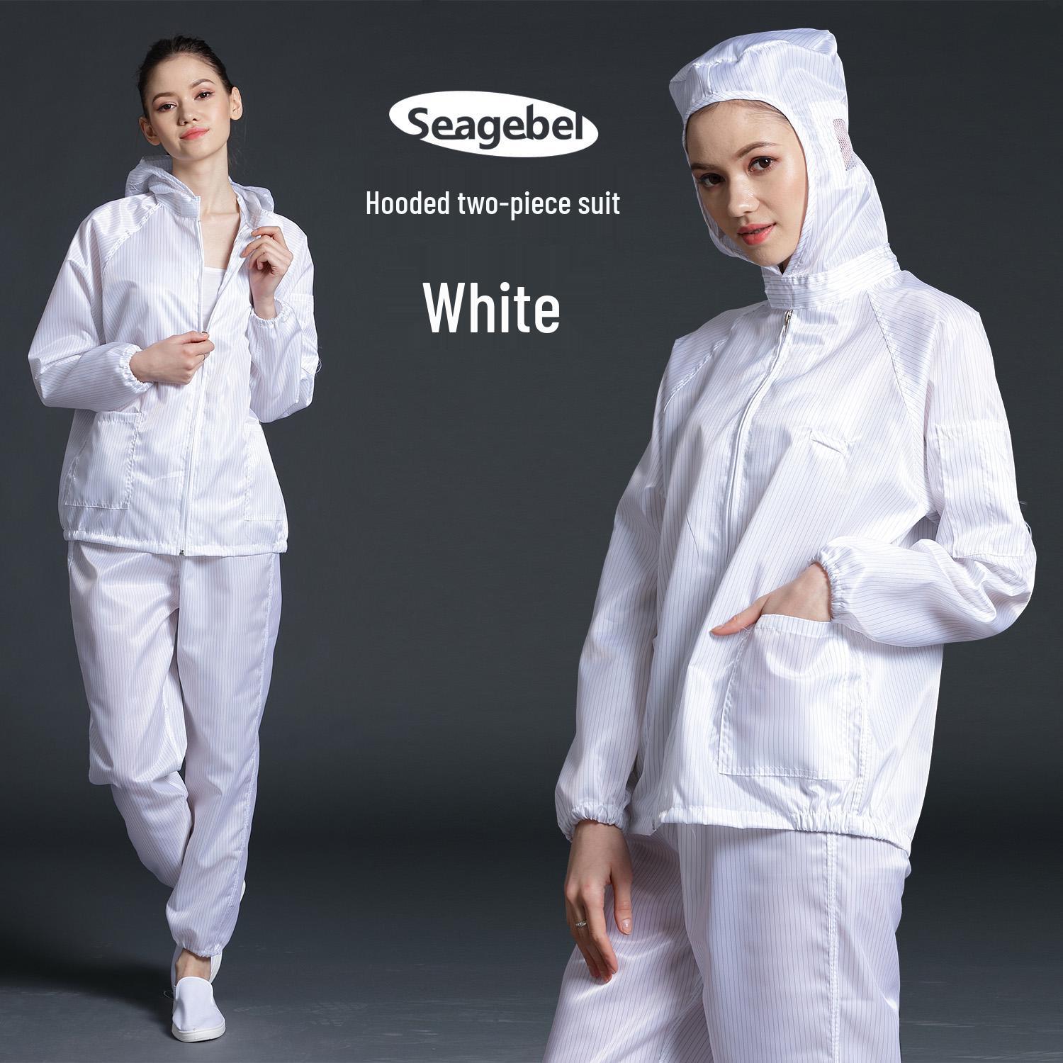 Anti-static Hooded Dustproof Clean Suit with Split Design for Painting Protection