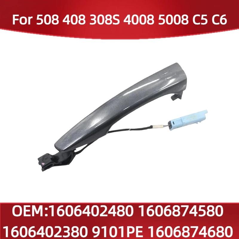 1606402480 1606874580 Fit for Peugeot 508 408 308S 4008 5008 for Citroen C5 C6 Exterior Door Handles Outside Handle Front Left