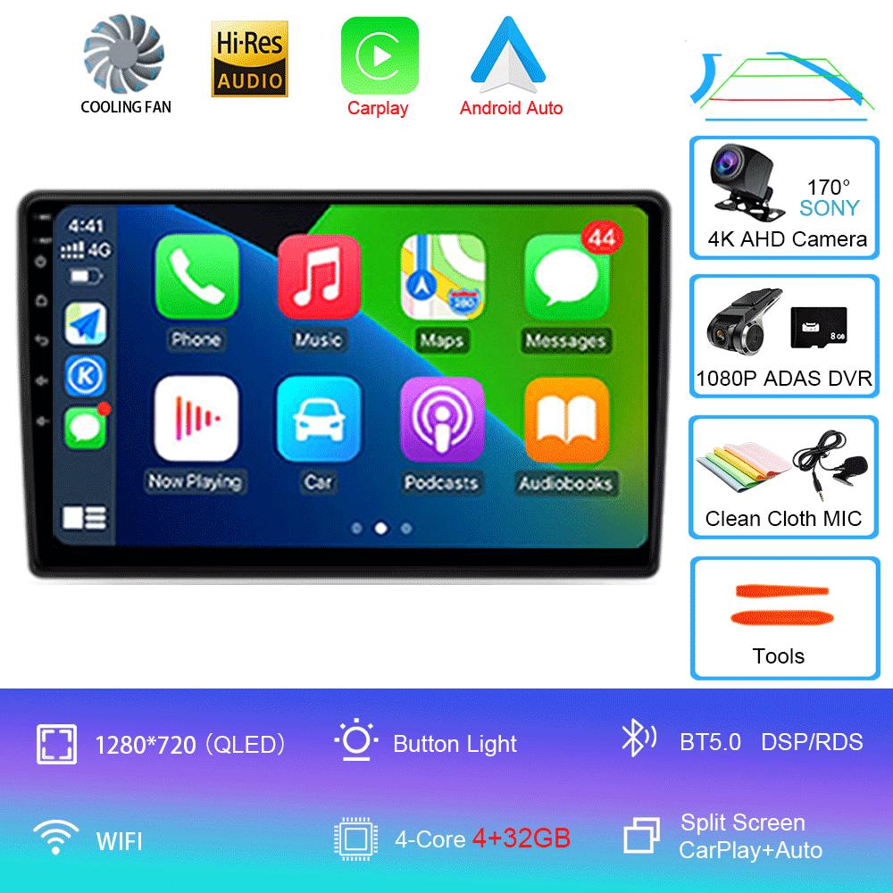 For Toyota Corolla Auris 2013 -2016 Android 14 Car Radio 4G GPS Navigation Carplay Audio Stereo Multimedia Auto DVD 2Din 2 Din