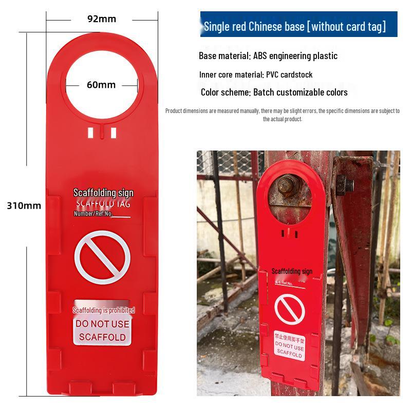 Scaffold Site Safety Overhaul: Fire Extinguisher Inspection and Warning Label Tag