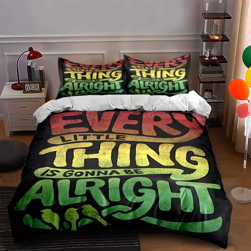

Textual, colorful, gradient. Bedding Duvet cover sets Duvet covers Pillowcases gifts (1 * Duvet Cover 2 * Pillowcases, without duvet insert) 135x200cm