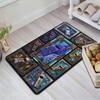 Futuristic Whistle Variations Pattern Rug Floor Mat for Living Room or Bedroom Soft and Comfortable Carpet a Gift for Birthday and Holiday.