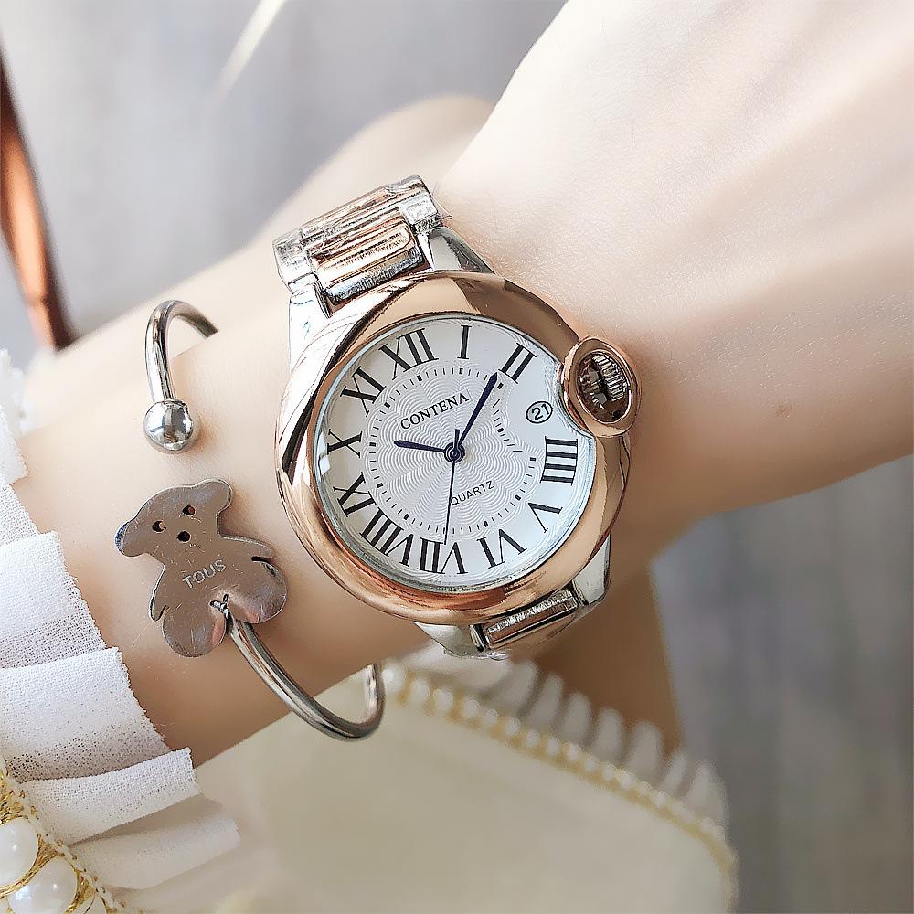Women’s Simple Style Waterproof Steel Band Watch