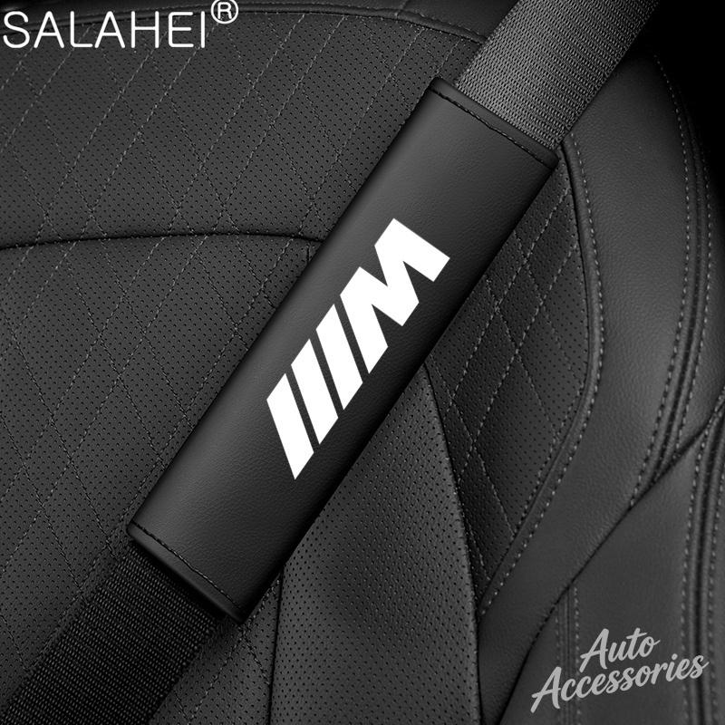 FA4Car Seat Belt Shoulder Protector Cover Seat Belt Shoulder Pad For BMW M M1 M2 M3 E39 E46 E90 E60 F10 F11 F20 F30 F34 X1 X3 X5 X7 WP3