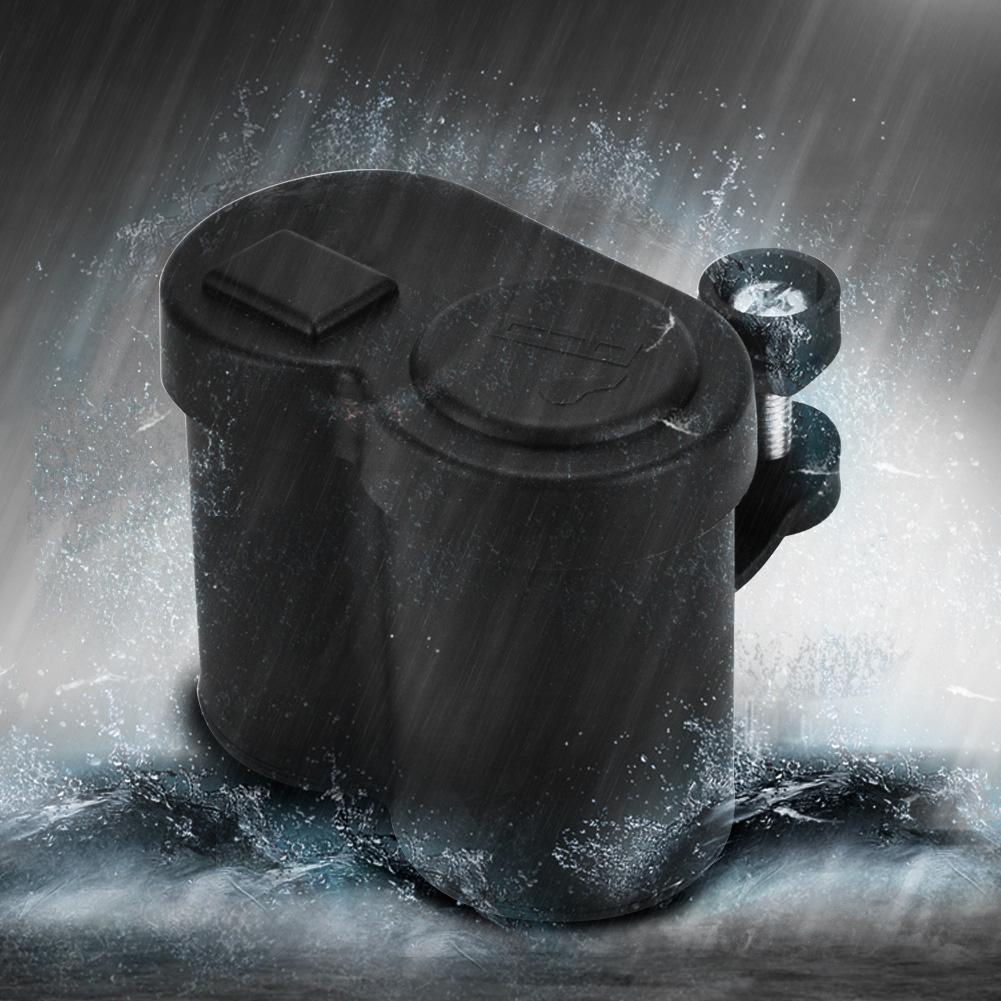 12 24V Motorcycle Waterproof Cigarette Lighter Socket USB Charger for Phone