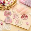 DIY Crafting Accessories Wax Seal Kit, with Sealing Beads Spoon And Candles, Handmade Stationery Tools Stamp for Wedding Invitations Envelopes