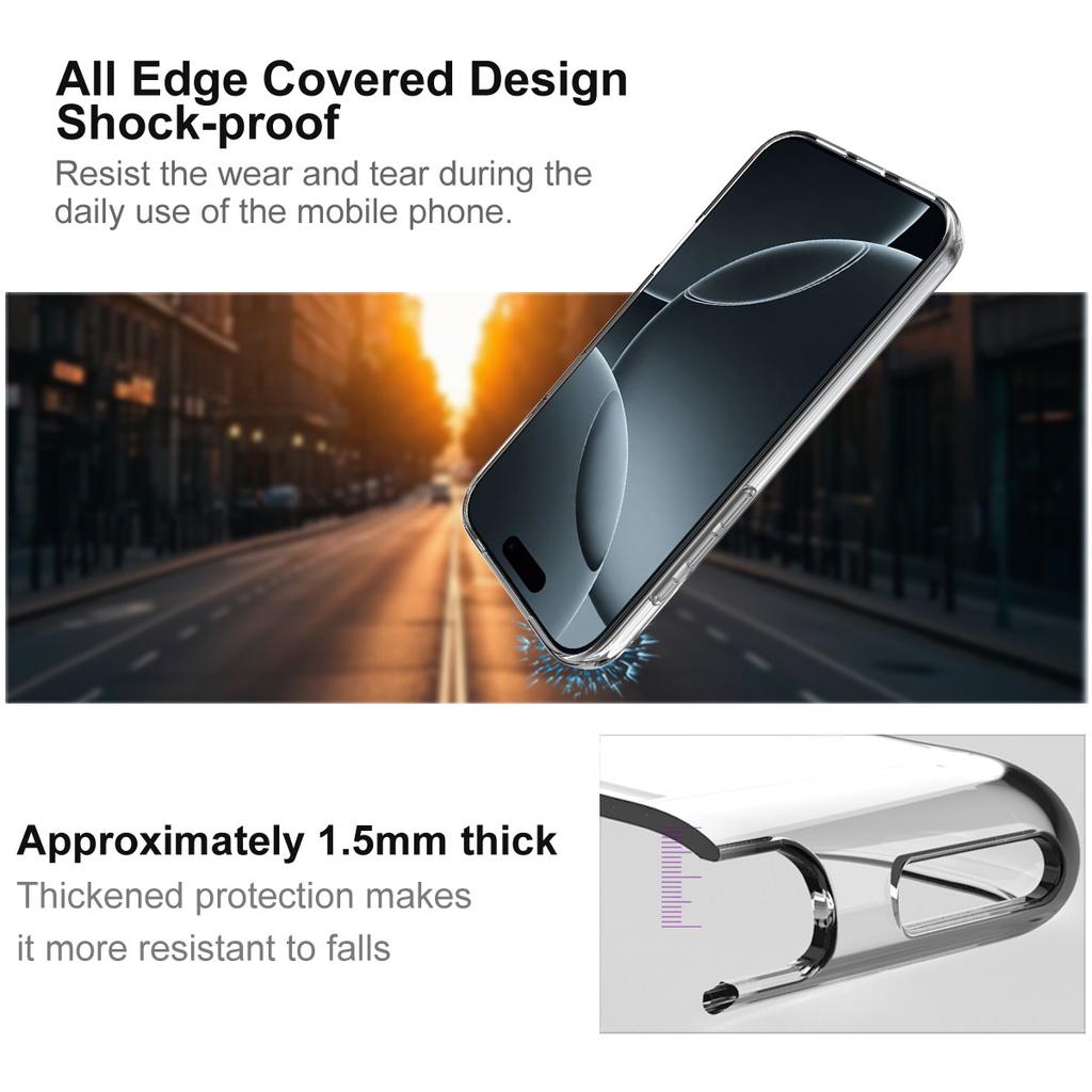 For iPhone 17 Air Pro Max Phone Case IMAK Soft Slim Case UX-10 Series
