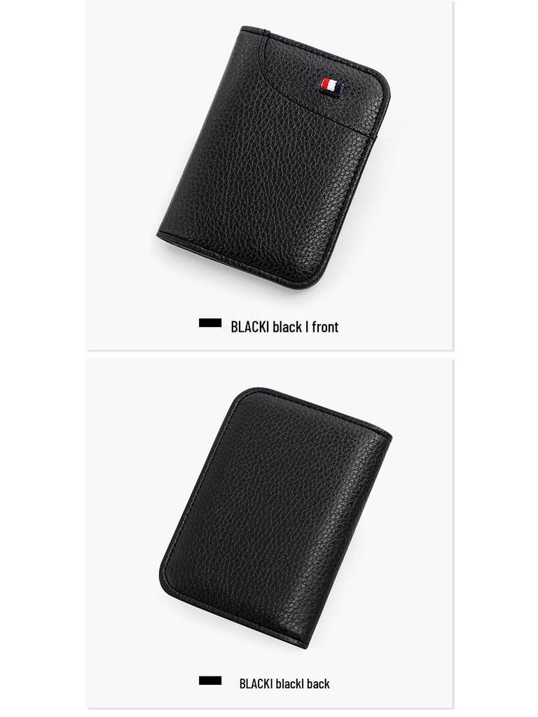 Men's Portable Multi-Functional Large Capacity Slim Card Holder with Multiple Slots