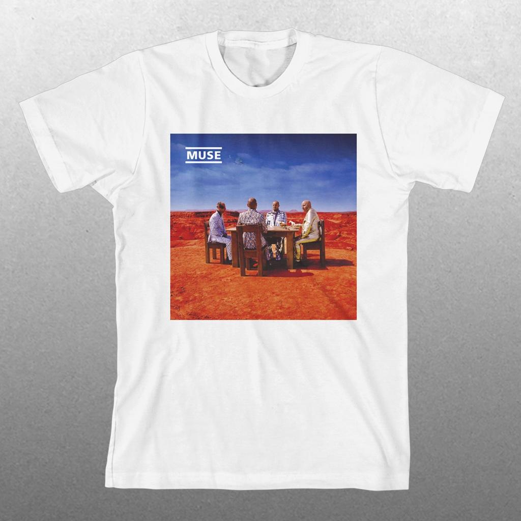 Showbiz Album Art Muse Band TShirt Cotton Graphic Tee Unisex Unisex Summer Streetwear