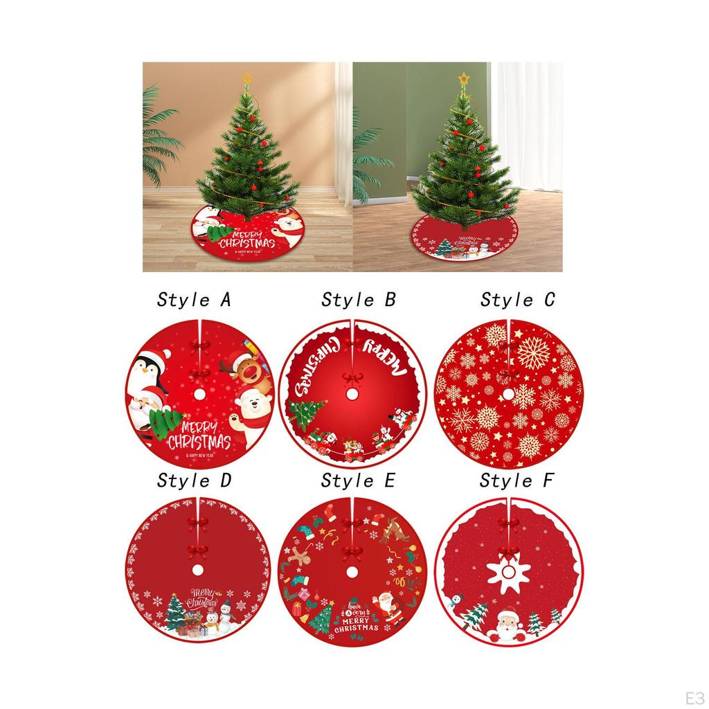 90cm Christmas Tree Skirt Base Cover for Indoor And Outdoor Use