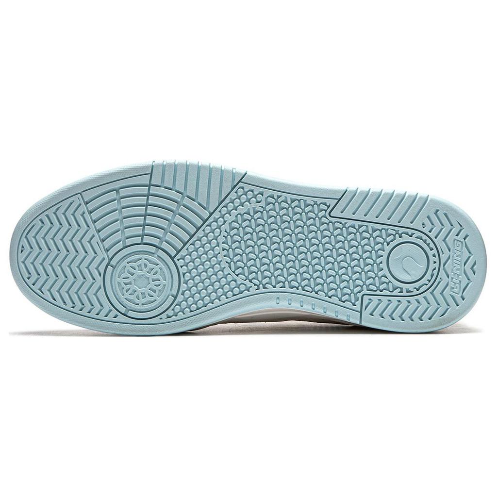 Li-Ning Cloud White Casual Lightweight Comfortable Thick Sole Height Increasing Shock Absorbing Wear Resistant Low Top Skate Shoes AGCS252-26