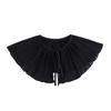 Black Bowknots Fake Collar for Women Shirt Blouse Detachable Collar for Sweater Necklace False Collar Shoulder Wraps Accessories