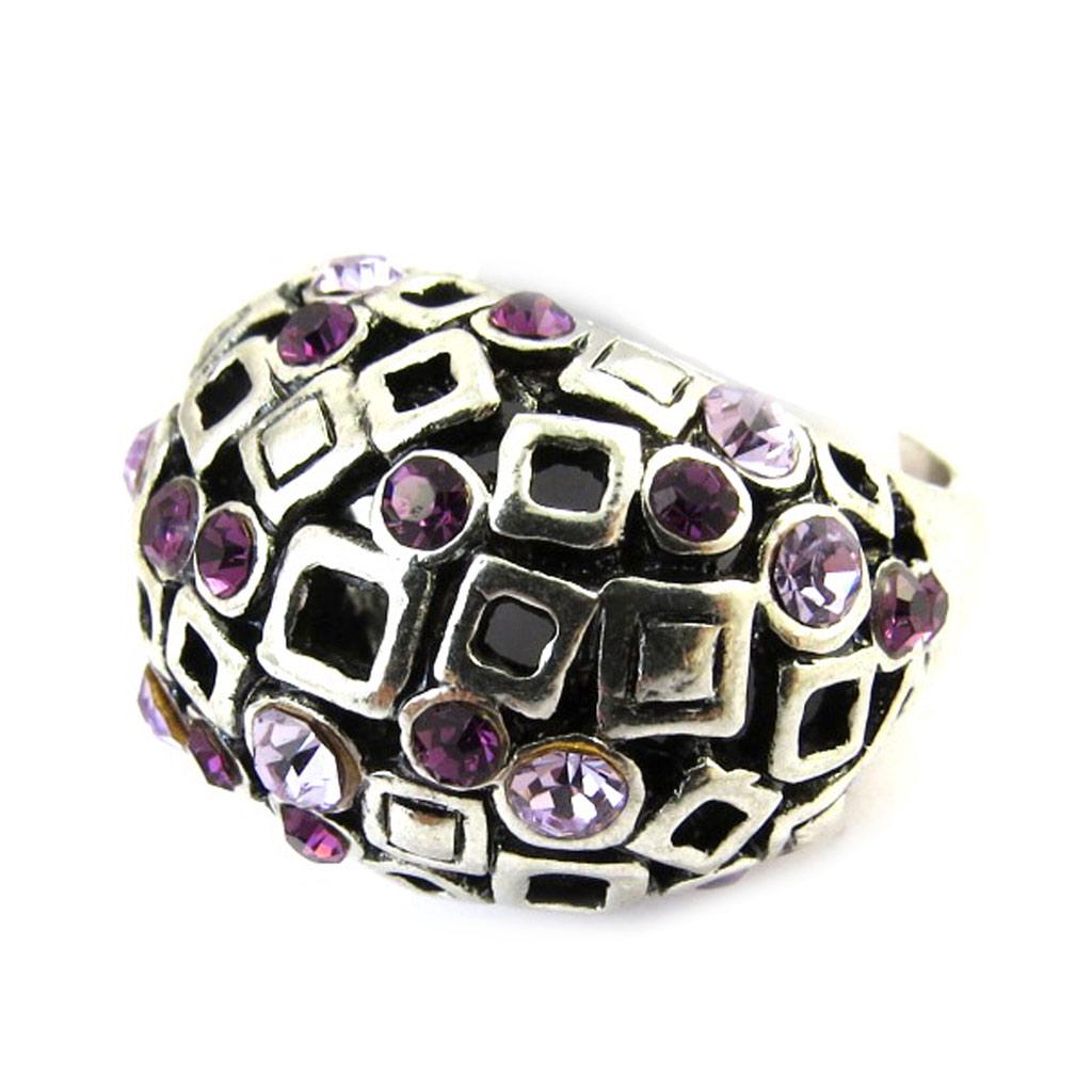 Designer Ring 'Sissi' Purple