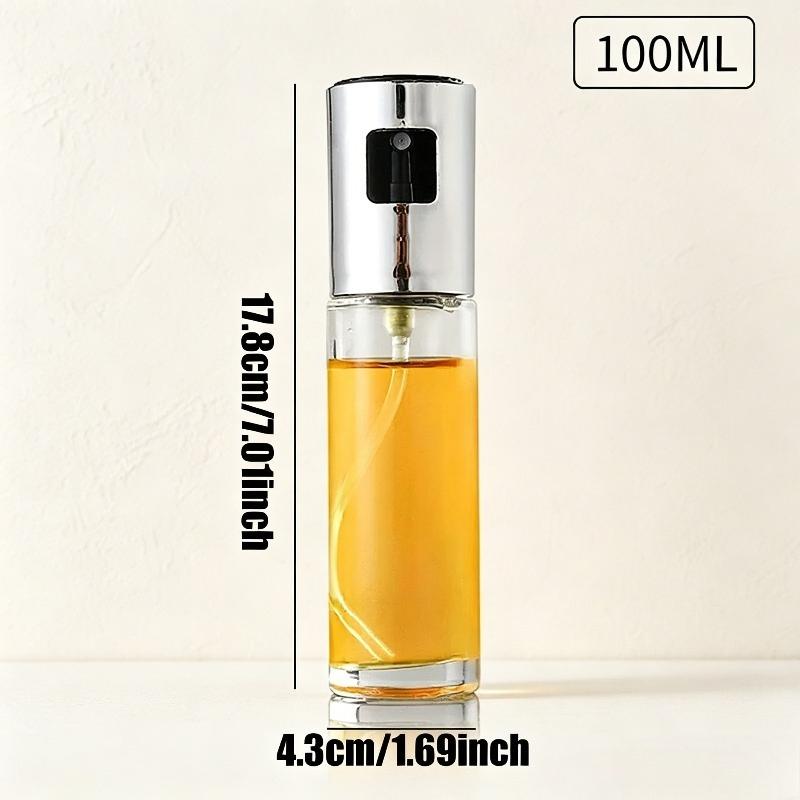 1PC Kitchen Spray Bottle, Kitchen Press Type Oil Spray Bottle, Household Oil Pot, Spray Pot, Seasoning Bottle