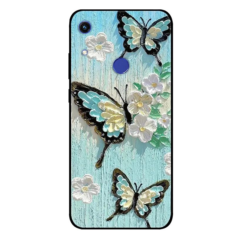 For Huawei Y6S Y6 2019 Case Marble Soft Matte Silicone Back Cover For Huawei Honor 8A Pro Y6 S Y6 Prime 2019 Full Phone Shell