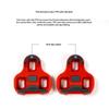 Self Lock Bike Cleats 1 Pair with Storage Box 0/45/9 Degree Fit for CC LOOK Road Bike Pedal Clips