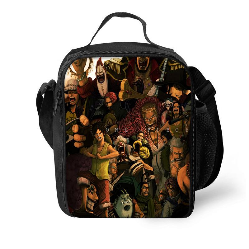 Riman Student Lunch Bag, Personalized Boys And Girls Shoulder Outdoor Picnic Bag Ice Pack