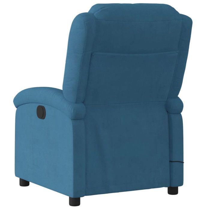 VidaXL Electric Massage Recliner, Relaxation Chair with Adjustable Backrest and Footrest, Seat of 3204299