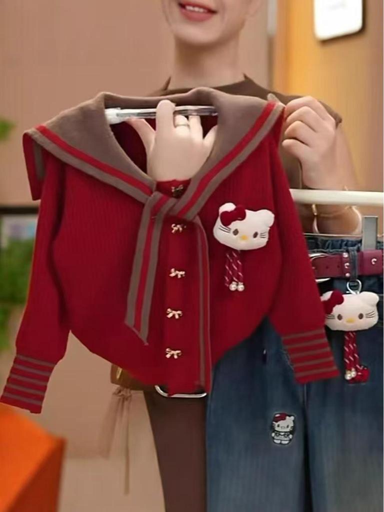 2025 Girls’ Korean Style Denim Two-Piece Set: Spring & Autumn Fashion with Casual Wide-Leg Pants